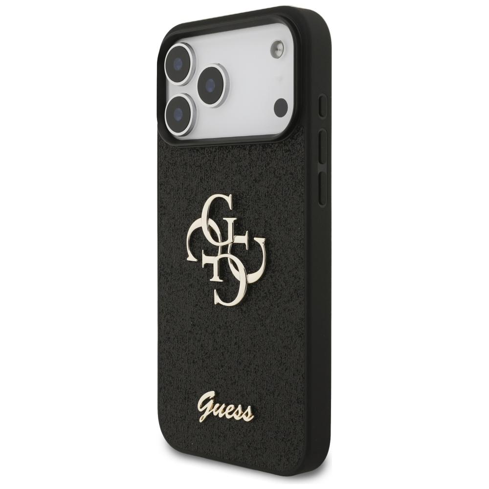 Etui Guess Fixed Glitter Big 4G Do       Iphone 17 Pro Max Czarny