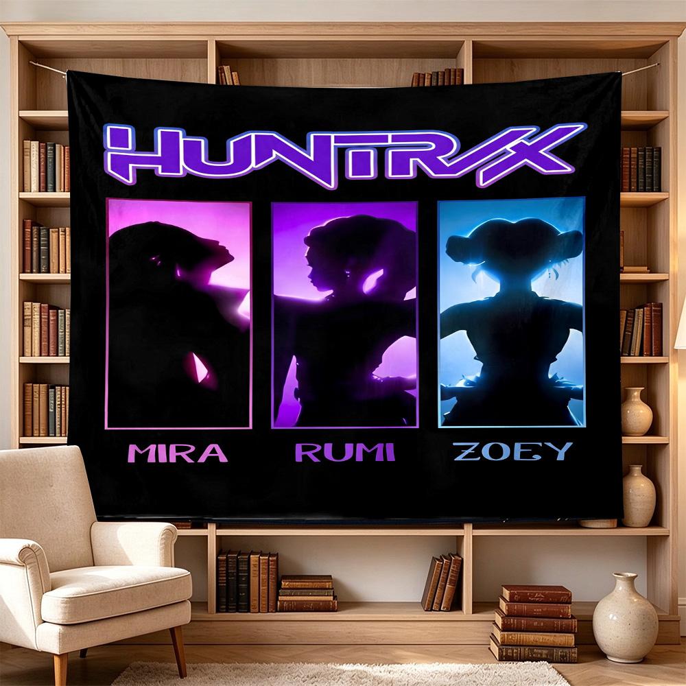 Huntrx Cyberpunk Fashion Large Size Wall Tapestry, Room Aesthetic Decor for Living Room Party Background,Perfect Gift