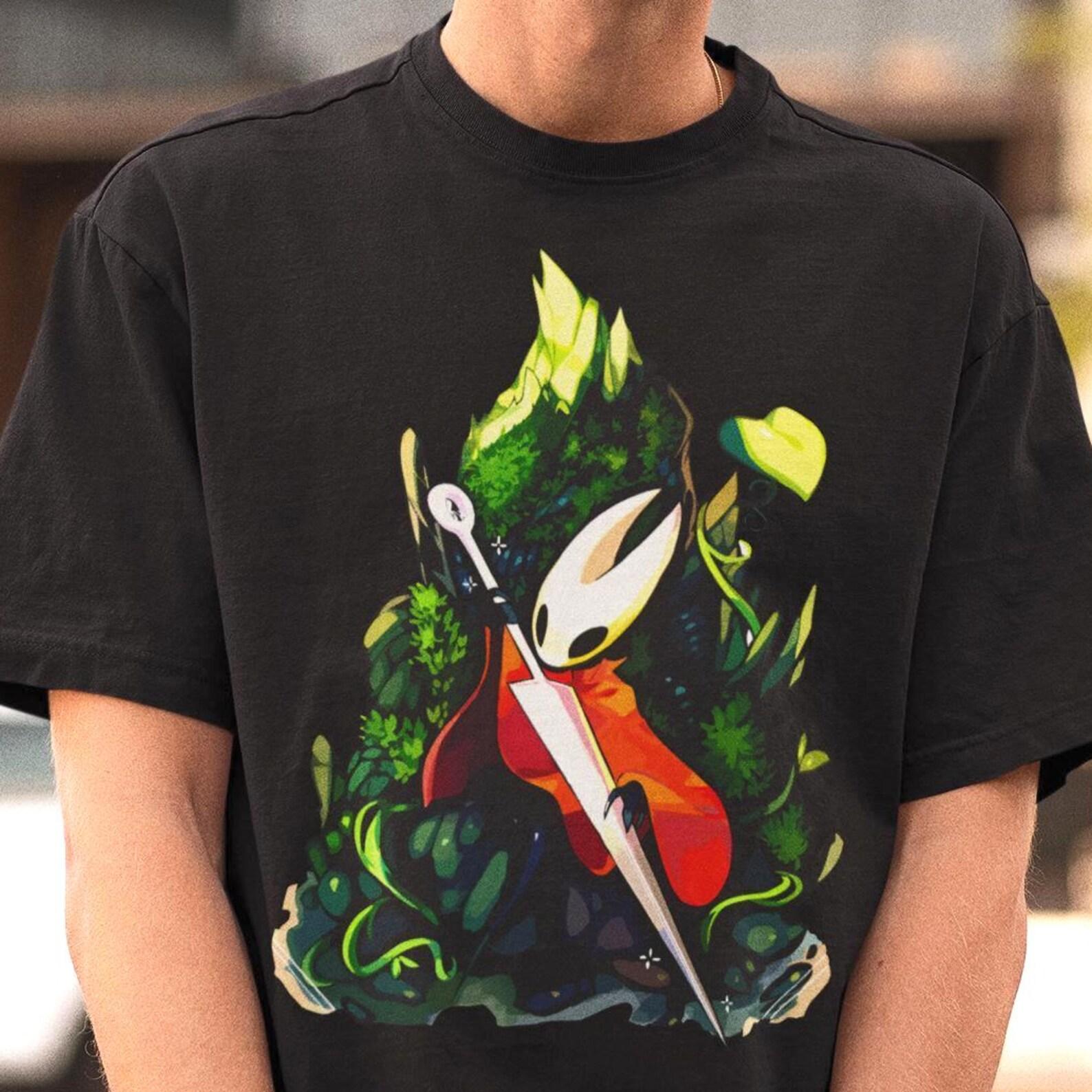 Hollow Knight Flame Art T-Shirt, Retro Gaming Top S