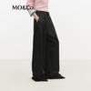 MO&Co. Women's High Waist Straight Leg Trousers
