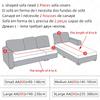Geometric Sofa Slipcovers Elastic Sofa Cover for Living Room Sectional Corner L-shape Chair Protector Couch Cover 1/2/3/4 Seater