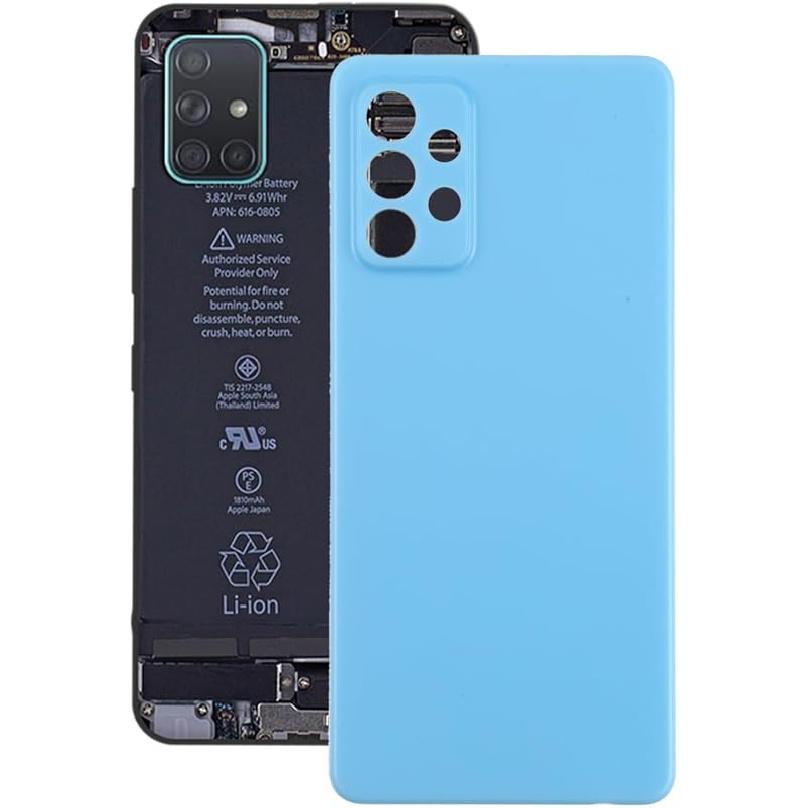 Replacement Battery Back Cover for Samsung Galaxy A72 5G,Housing  Repair Part for Galaxy A72 5G (Blue)