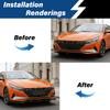 For Hyundai Elantra 7Th 2021 2022 2023 2024 Sport Racing Style Car Front Bumper Lip Spoiler ABS Splitter Body Modification Kit