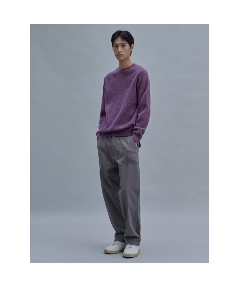 SHIFT.G Semi Wide Twill Fatigue Pants Light Gray