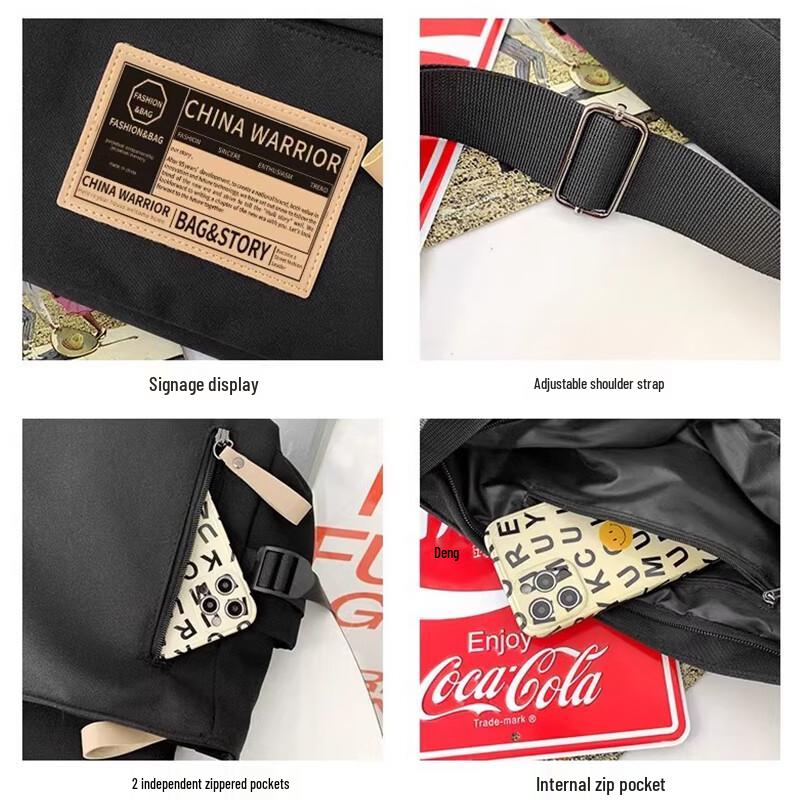 Huili Large Capacity Crossbody Messenger Bag