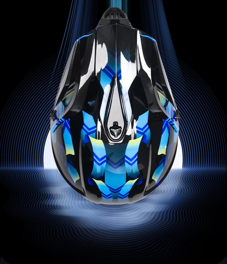 DOT Certified Full Face Off-road Motorcycle and Mountain Bike Helmet