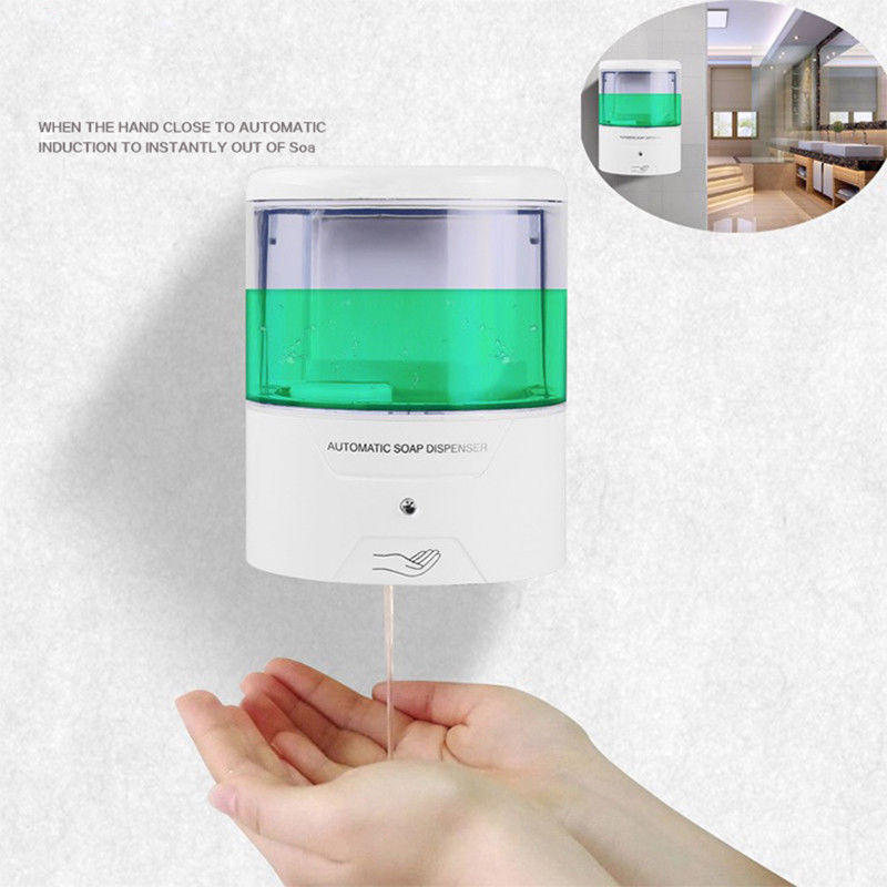 600ml Battery Soap Dispenser Soap Dispenser Touchless Kitchen Soap Pump for Kitchen Bathroom | Liquid Soap Dispensers