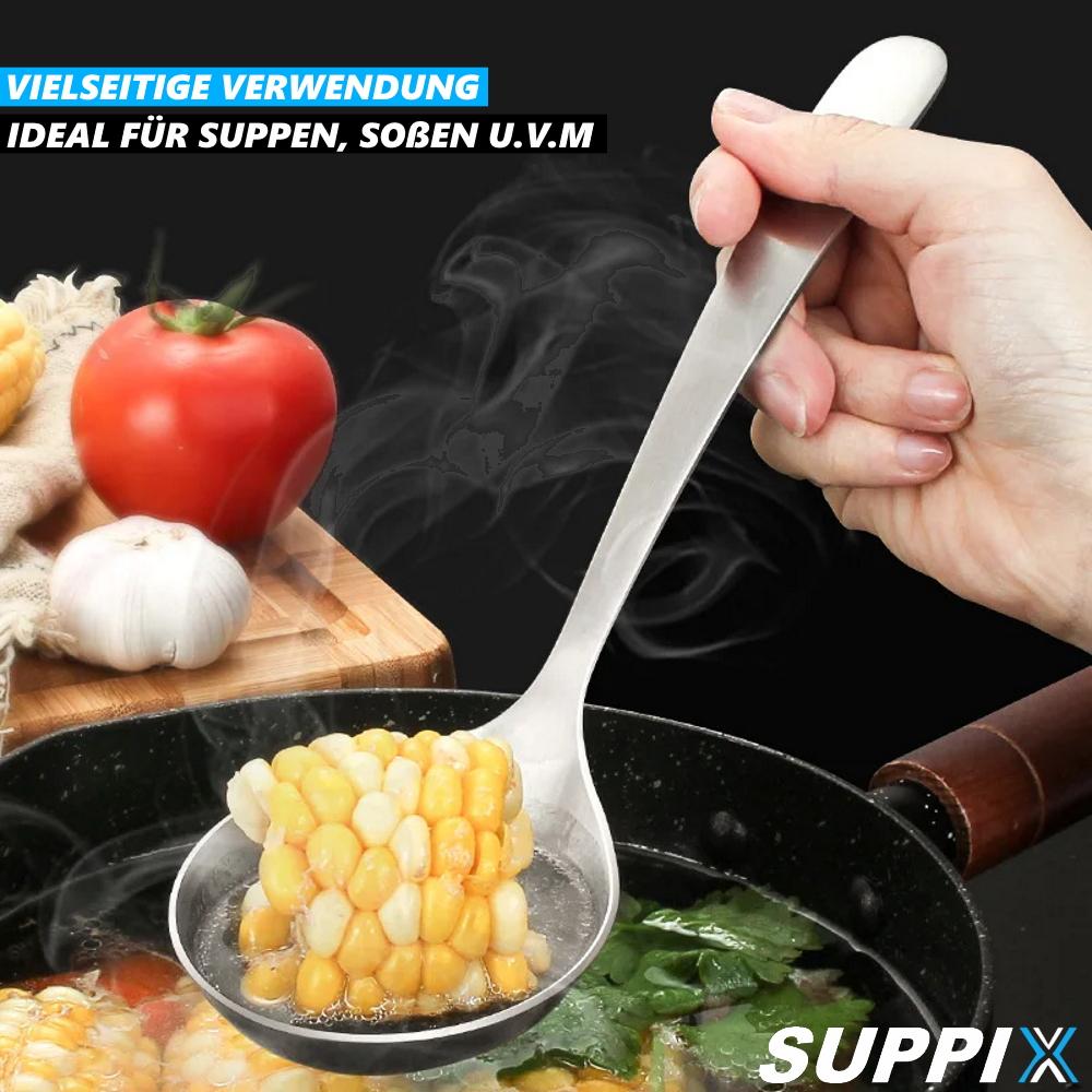 SUPPIX Skopa Rostfritt Stål Sked Soppsked Soppslev Såssked