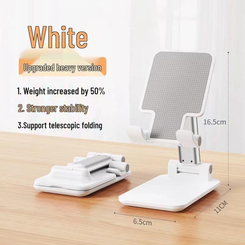 

Portable Multifunctional Phone & Tablet Stand for Desk or Bed - Adjustable, Foldable, and Ideal for Streaming or Watching Default белый