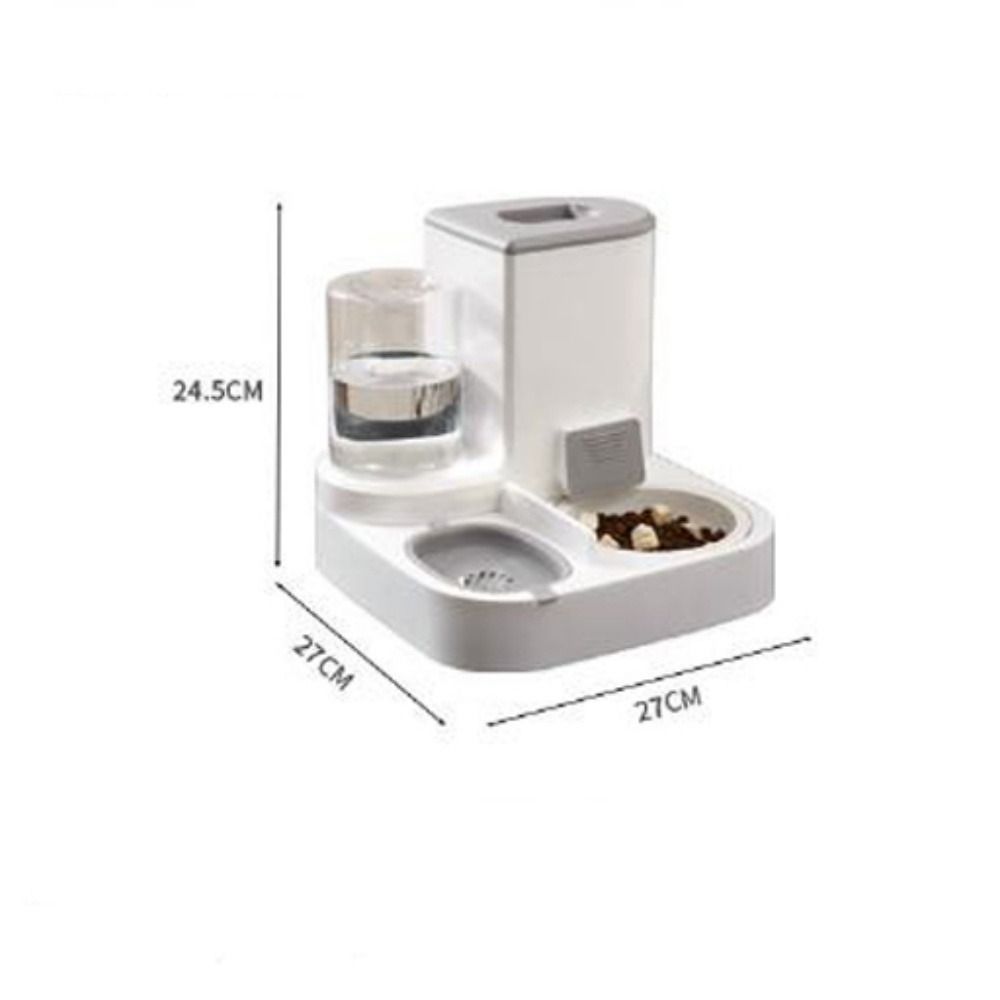 With Water Fountain Automatic Feeder Food Grade Large Capacity Dog Cat Food Bowl 9 Styles Universal