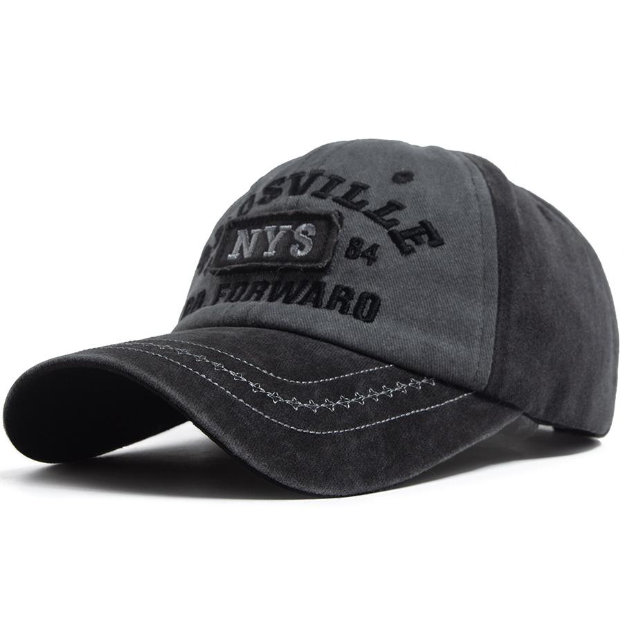 Vintage Fashion Washed Baseball Cap Patchwork Design Cotton Men Women Soft Top Dad Hat Casual Sports Visor Snapback Adjustable