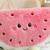 30/40cm Humanoid Watermelon Slice Semi-round Plush Fruit Pillow Arms and Legs Smiling Head Support Cushion Sofa Decor Gift