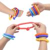 Toys 6PCS Sensory Stick Textured Silicone Stretchy Strings Fidget for Calming Down Anxiety ADHD Autism Stress Relief Gifts