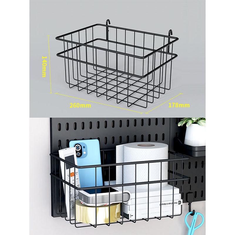 Pegboard Hooks & Baskets for Office, Home, or DIY Desktop Display