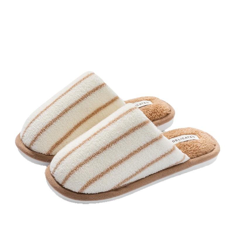 Cixi Cotton Slippers Women Winter Spring and Autumn Home Use Indoor Warm Non-slip Home Cixi Winter Plush Men
