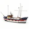 1205 KLOCKÓW MOC Kreatywny Model Drewniany Trawler Rybacki Pomysły DIY Montaż Klocki Konstrukcyjne Prezent Urodzinowy Dekoracja na Biurko Zestaw Domowy