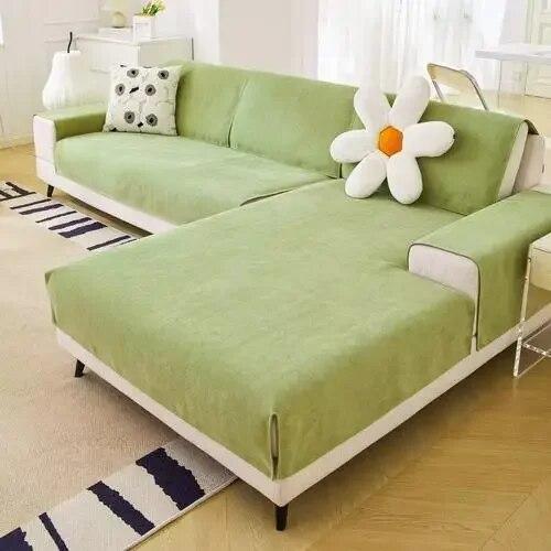 

Универсальная подушка для дивана из синели Four Seasons, новинка хорошего качества, однотонная, легкая, роскошная противоскользящая подушка для сиденья 70x90cm