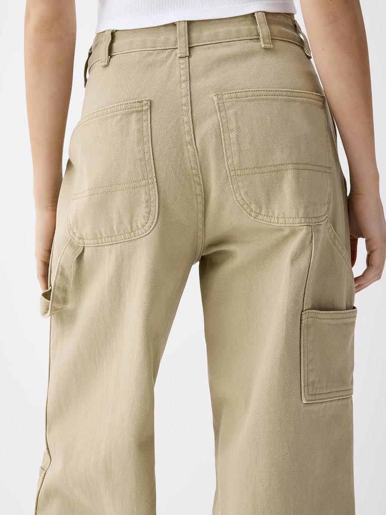 Women's American-Style Light Jeans, Multi-Pocket, Non-Stretch, Loose Fit, Straight-Leg, Versatile for All Seasons