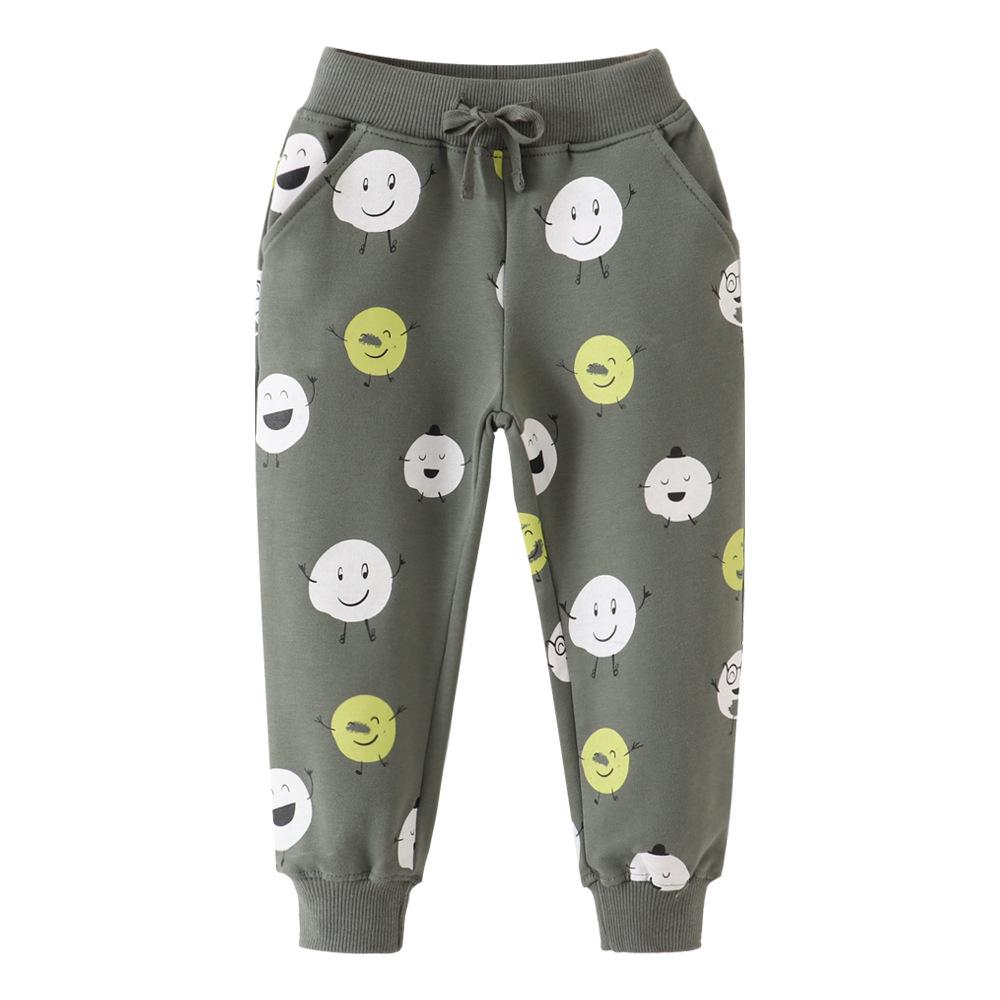 New Style Boys Cartoon Terry Sweatpants - European & American Children s Cotton Long Pants 2T