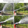 Car Wash Spray Nozzle, Garden Hose Nozzle 4   Spraying Settings with Comfortable Handle Suitable for Garden Irrigation Animal Washing