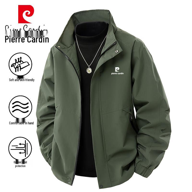 

Pierre Cardin Men s Casual Stand-Collar Jacket 4XL