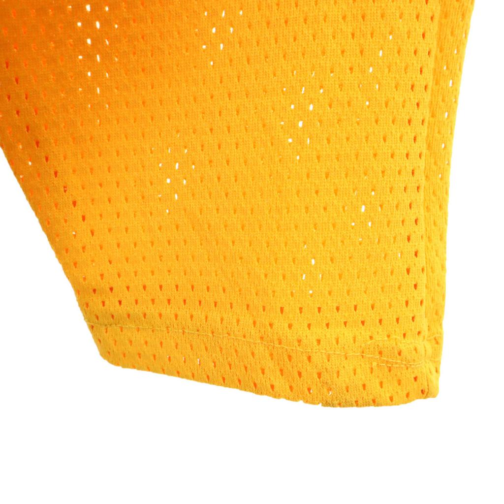 ALPHA 80s 90s Old Long sleeve Mesh Uniform shirt M yellow Ice hockey Men's Used