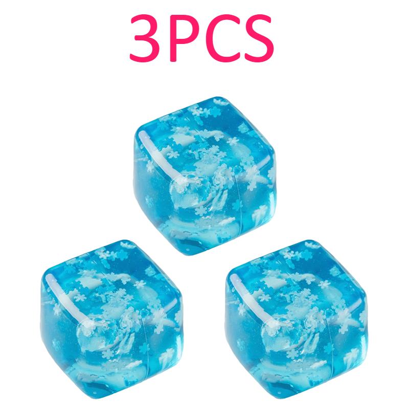 ##Soft Squishy Snowflake Ice Cubes Slow Rising Sensory Fidget Toy Ice Cubes Stress Relief Squeeze Toy Hand Exercise Calming Tool