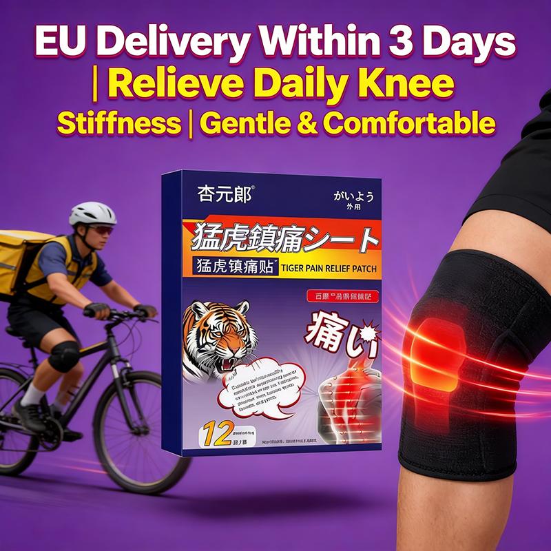Xingyuanlang Tiger Patch for Knee Comfort | 12pcs | Soothing Relief for Legs