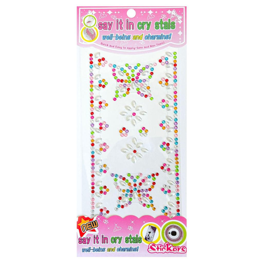 Children's 3D Princess Cartoon Diamond Gem Stickers - Cute Acrylic Crystal Toys