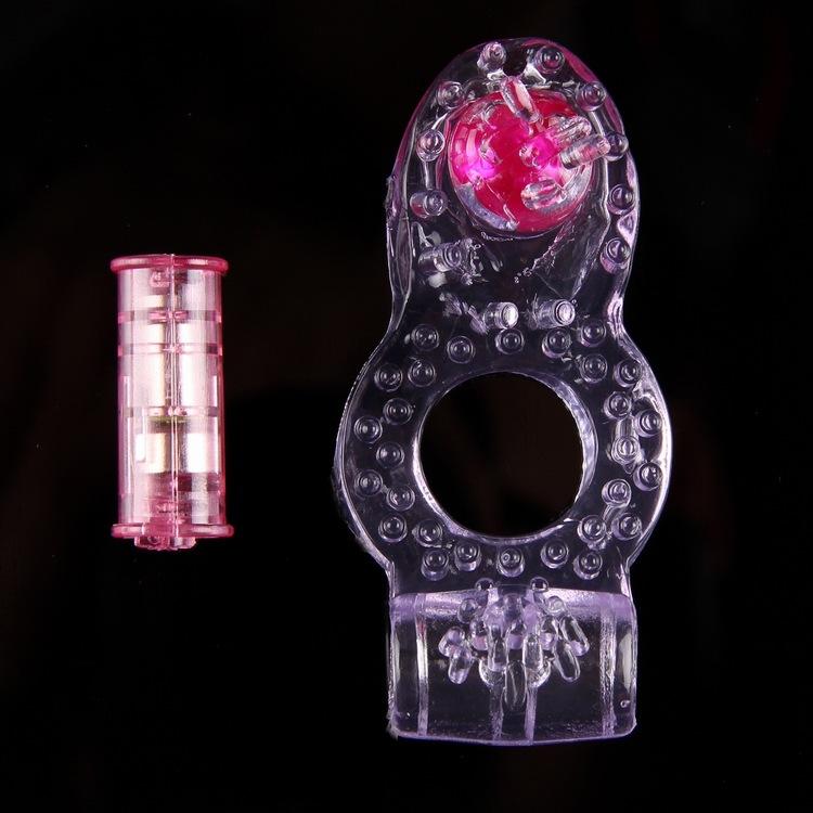 Longer-lasting Ring Sex Vibrator Stronger Erection Tingling Additional Stimulation Finger Rings Bullet Vibrating Love