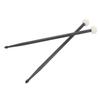 2 Stück Trommelschlägel Filzkopf Nylongriff Doppelkopf Instrument Zubehör Set Kit zum Spielen