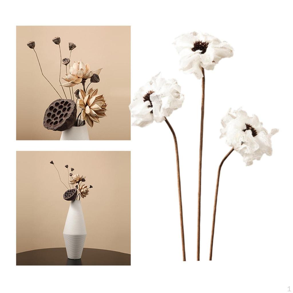 Dried Flower Arrangement In Vase, DIY Centerpiece for Bedroom and Party Settings