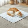 Washable Cat Latex Mat Breathable Soft Cooling Dog Mat Comfortable Cool Feeling Cat Sleeping Cushion Pet Sleeping