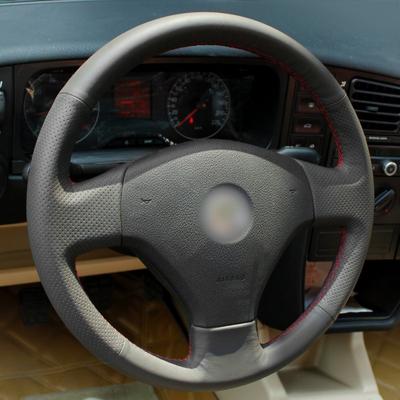 DIY Custom Original Car Steering Wheel Cover For Volkswagen VW Jetta 5 2006-2010 Old Jetta Leather Braid For Steering Wheel
