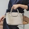 Women's High-End Crossbody Soft Leather Dumpling Bag - Classic Genuine Leather Handbag for Versatile Commuting