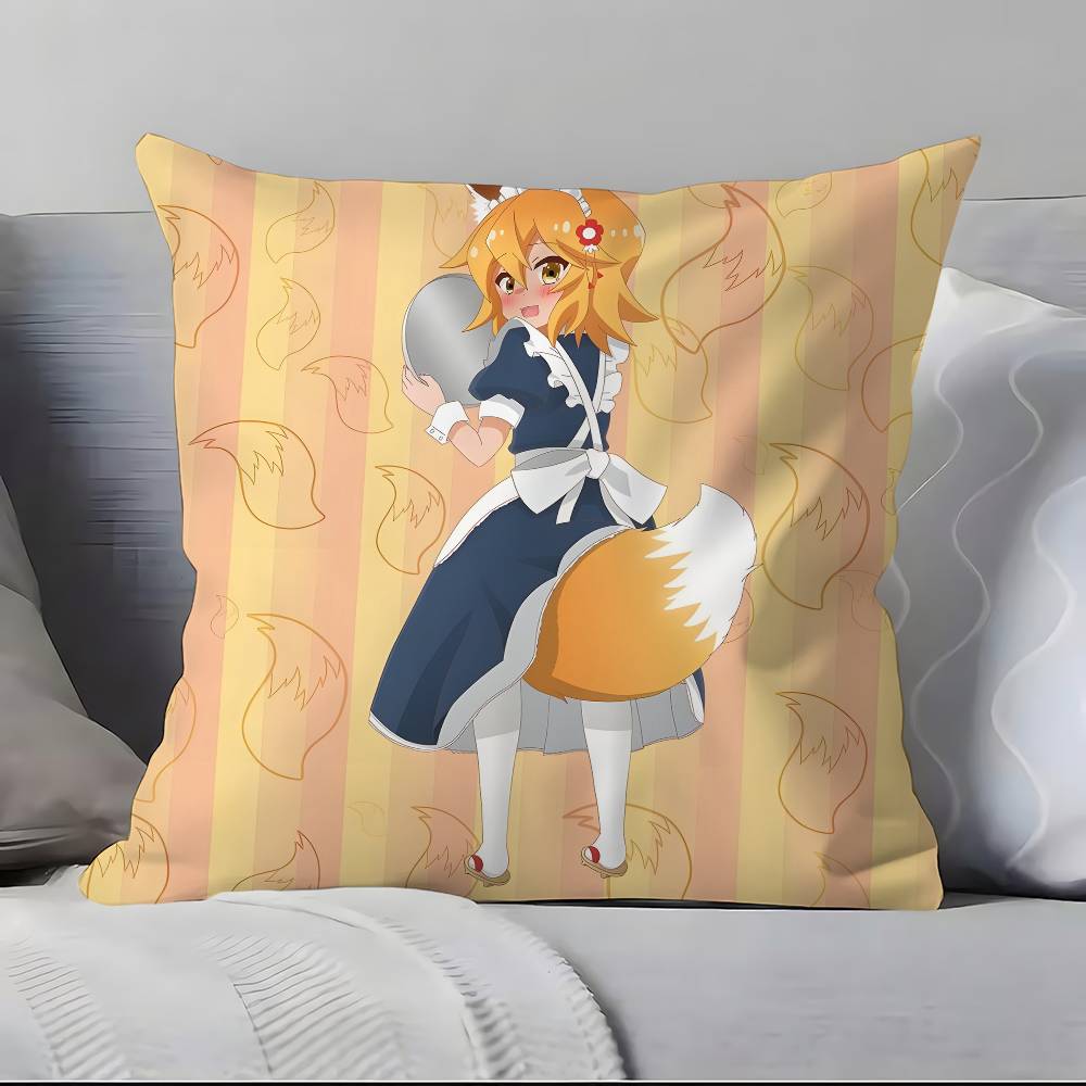 ANIME The Helpful Fox Senko San Pillow Case Pillowcase Soft Skin Friendly & Comfortable with a Hidden Zipper
