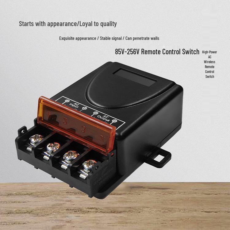 220V Wireless Remote Switch for Motor/Pump - No Wiring Needed