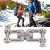 Rustproof Double Jaw Shackle Stainless Steel Anchor Swivel Jaw  Boat Application