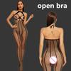White Lingerie Bodysuit Underwear Open Crotch Women Sleepwear Sexy Transparent Fetish Erotic Teddies Sexy Bodystocking Mujer