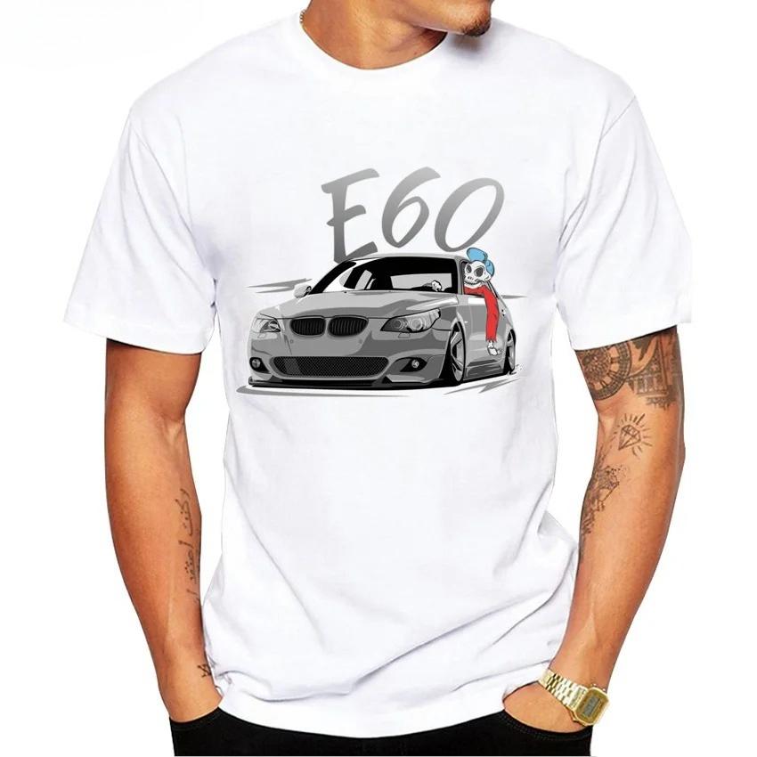 Legend Germany Turbo E34 M5 E36 E30 E92 Fan TShirt Men Short Sleeve Hip Hop Boy Casual Tops Funny E28 E30 Car Design White Tees