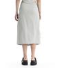 Teulimingbeodeu Jersey Lace-Up Side Set-Up Skirt [ Light Gray ]