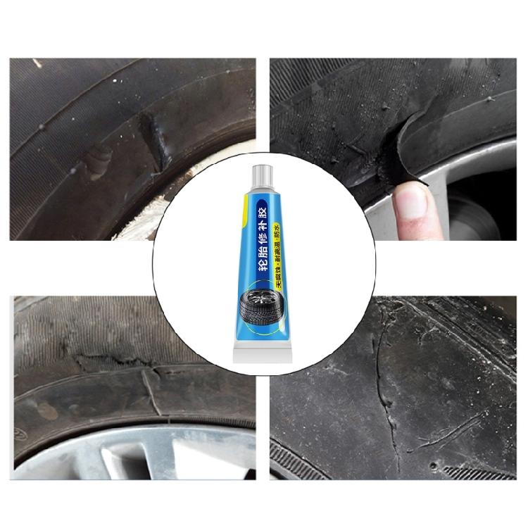 Tire Repair Liquid Rubber Adhesive Black GlueFast Caulk Repair Seal Tyre Sealant
