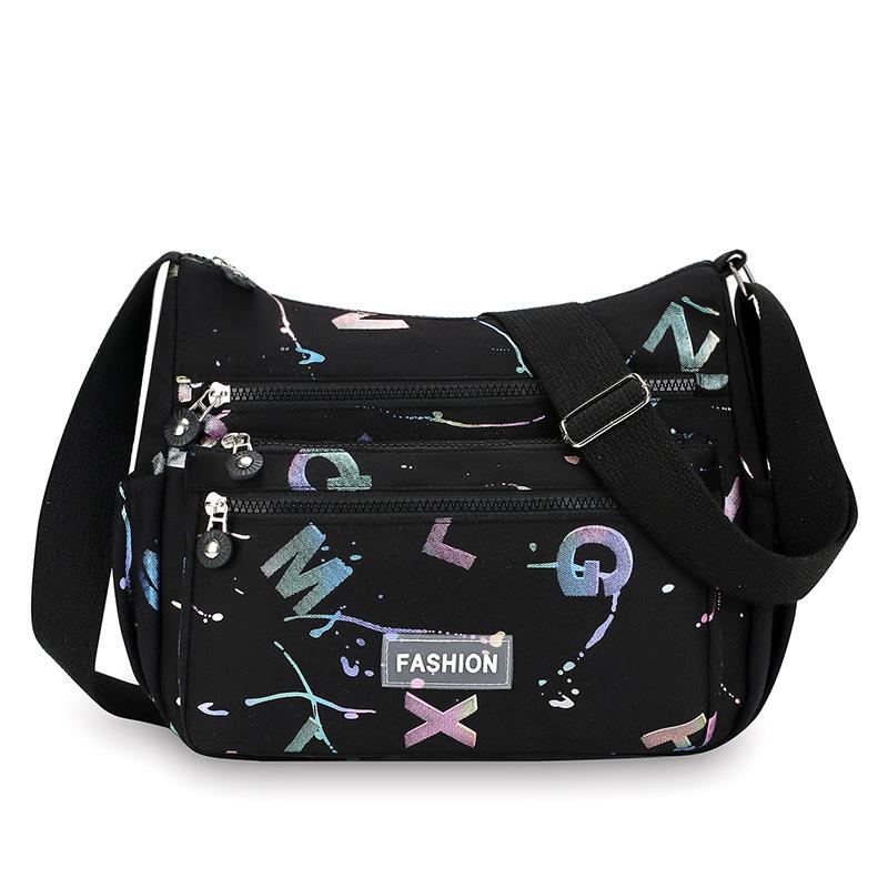 

Новая многослойная наплечная сумка цвета макарун, сумка для мамы, легкая и повседневная, большой вместимости, многофункциональная сумка-мессенджер, женская сумка