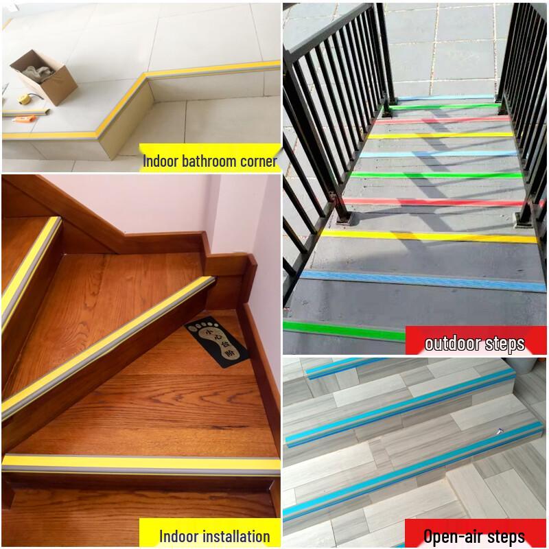 L-förmige PVC-Treppen-Anti-Rutschleiste