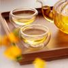 2 Pieces Glass Tea Set Double Cup fit for Using at Home Office Coffee Shop Hotel Etc