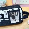 Xiaohongshu Cat Pencil Case: Clear Window, Large Capacity, Stylish Stationery Bag for Students