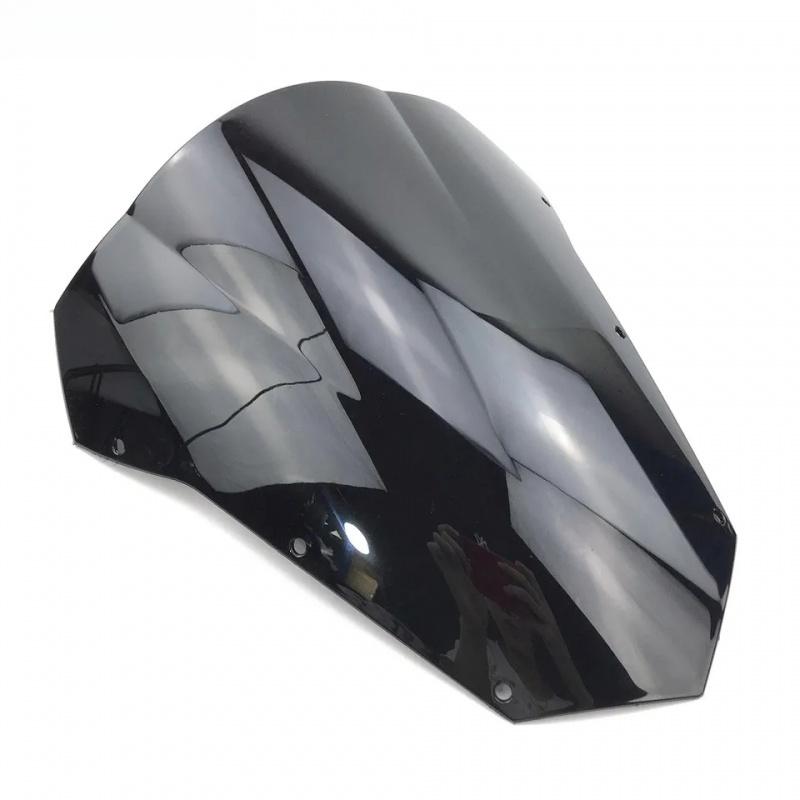 Motorcycle Double Bubble Windshield Windscreen Screen For Yamaha FZ6 S2 600 FZ-6 FZS600 Fazer FZ 6 2003 2004 2005 2006 2007 2008