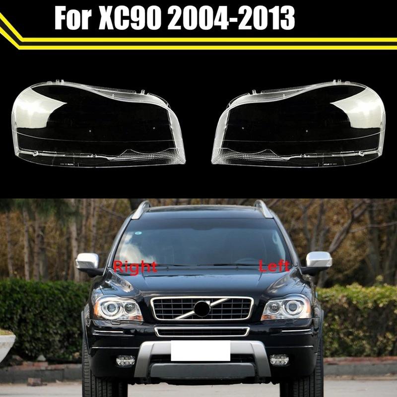 For -Volvo XC90 2004-2013 Car Transparent Lampshade Head Light Lamp Cover Glasses Lamp Shade Headlight Shell Cover Lens