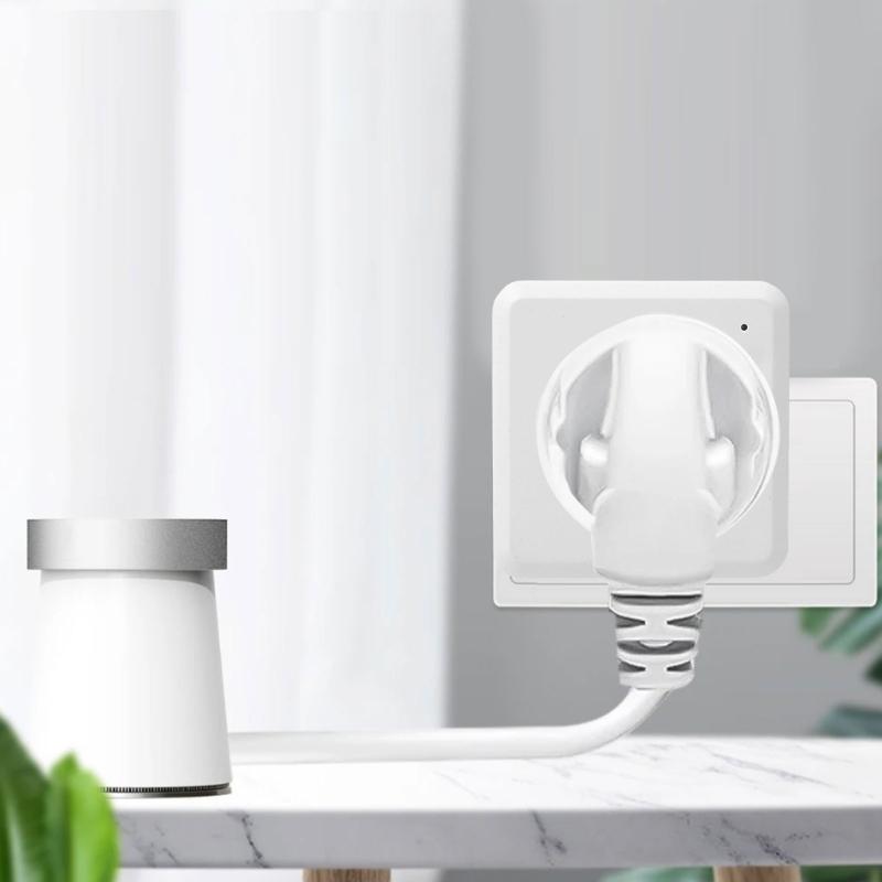 WiFi Intelligent Plug Outlet Home Energy Monitoring Small Intelligent Socket for Energy Monitoring Timing Socket