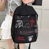 Schoolbag Trendy New Student Schoolbag Backpack Fashion Personality Go Out Leisure Bag Junior High School High School Students Versatile Schoolbag